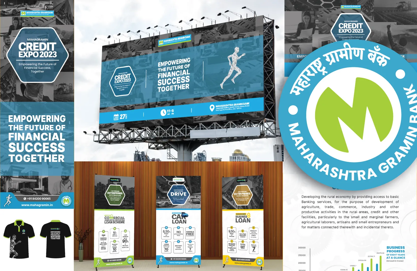Maharashtra Gramin Bank Credit Expo 2023 Promotional Materials